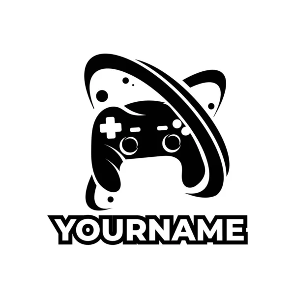 Klasik Oyun logosu seti. Konsol oyunları ve siber spor logosu rozeti. Esport amblem damgası, spor siberi, video oyunu, dağcılık koleksiyonu