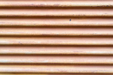 Çelik arka plan ve doku için eskimiş ve paslı çelik kapı..