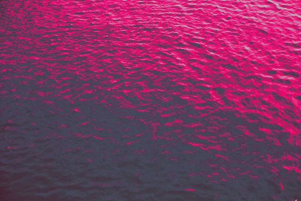 Brillante Gradiente Magenta Color Fondo Superficie Agua Mar Ondulado —  Fotos de Stock