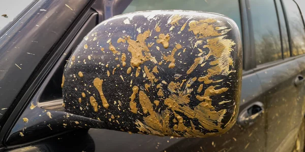 Suv Splattered Mud Offroad Driving — Stock Photo, Image