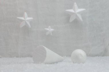 Mutlu Noeller ve yeni yıl kutlamaları için arka plan olarak şenlikli natürmort