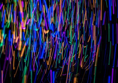 Flüoresan ışıkla boyanmış şenlikli doku arkaplanı