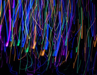 Flüoresan ışıkla boyanmış şenlikli doku arkaplanı