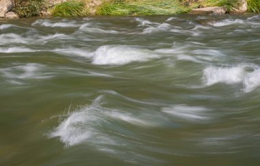 Karpat Dağları 'nda akan dağ nehri