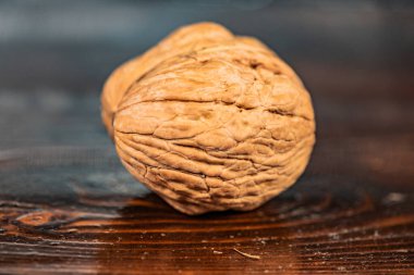 Cevizin yakın plan çekimi.