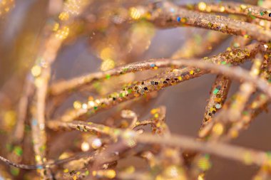 Geçmiş için şenlikli yeni yıl ve Noel dekorasyonu