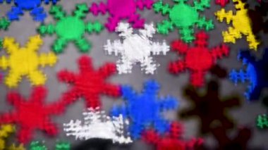 Doku rengarenk parlak tatil arkaplanı