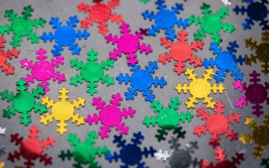 Doku rengarenk parlak tatil arkaplanı