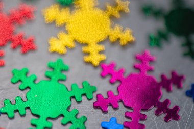 Doku rengarenk parlak tatil arkaplanı