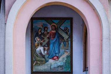 Kırsal şapel resimlerinde geleneksel İncil sahneleri