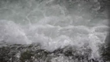 Karpat Dağları 'nda akan dağ nehri