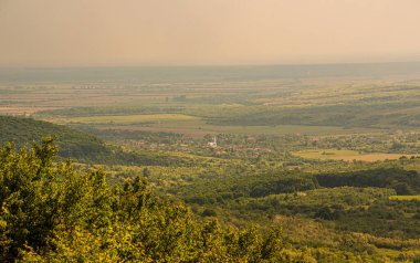 Köyün bahar manzarası Tepeden alındı