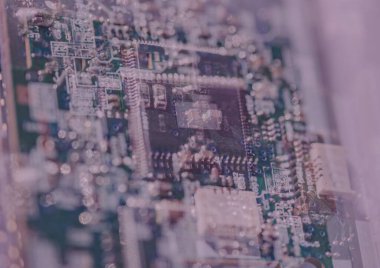 Arkaplan için doku elektronik devre kartı