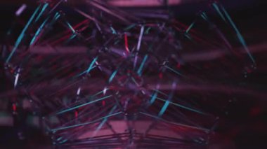 Gelecekçilik tarzında renkli soyut arkaplan