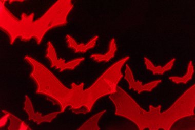 Art background of bats for Halloween clipart