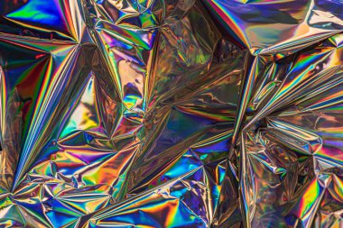 Parlak parlak doku holografik arkaplan