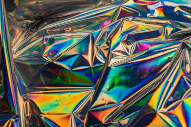 Parlak parlak doku holografik arkaplan