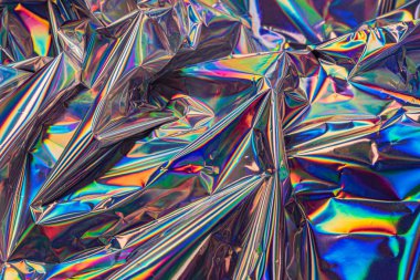 Parlak parlak doku holografik arkaplan