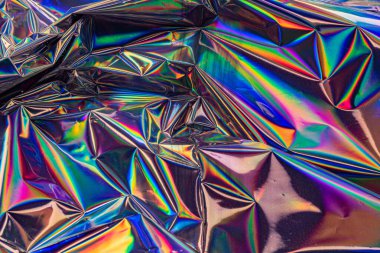 Parlak parlak doku holografik arkaplan