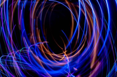 Flüoresan ışıkla boyanmış şenlikli doku arkaplanı