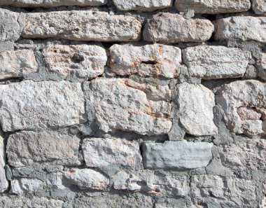 Tuğla duvar. Grunge duvar arka planı. Eski, eski bir tuğla duvarın arka planı. Yüksek kalite fotoğraf