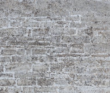 Tuğla duvar. Grunge duvar arka planı. Eski, eski bir tuğla duvarın arka planı. Yüksek kalite fotoğraf