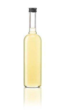 Beyaz arka planda izole edilmiş renkli alkol kokteyli. kırpma yolu ile