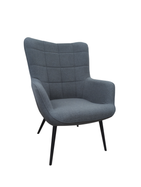 Modern sandalye şeffaf bir arkaplanda izole edilmiş.