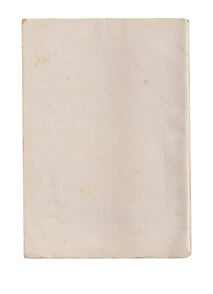 Antiguo Papel Vintage Blanco Sobre Fondo Blanco — Foto de Stock