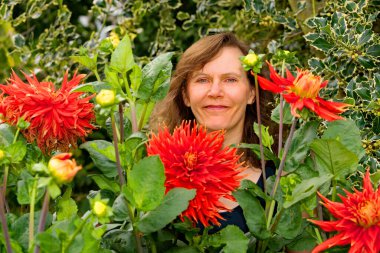 Kırmızı ateş tabağı yıldız çiçekleri yetişkin insan kafası kadar büyür ve akabinde görülmesi inanılmaz bir manzaradır..