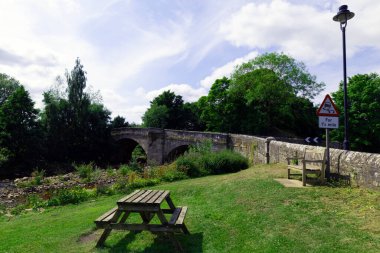 Reeth, Kuzey Yorkshire 'da, Temmuz 2024' te kırsal bir ütopik ahlak anlayışı yakaladı..