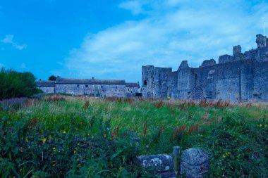 Middleham Castle is a must see visit, in Middleham, Leyburn, North Yorkshire, England. clipart