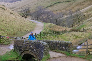 Derbyshire Tepesi Bölgesi 'ndeki Jacob' s Ladder Vadi 'den Edale' e, oradan da antik taş bir patikadan yaklaşan Kinder Platosu 'na uzanan bir dizi taş adımdır..