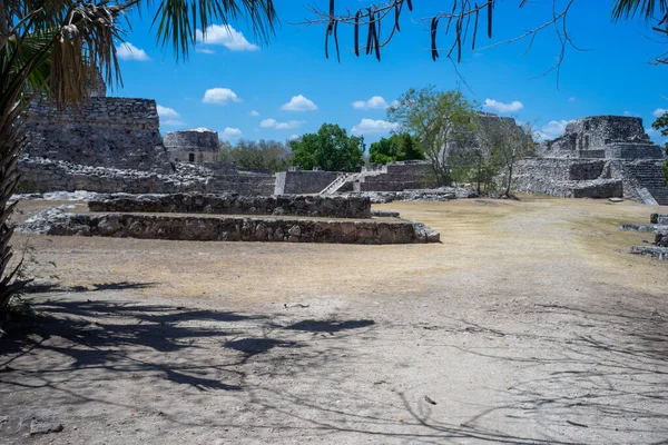 Mayapan Sítio Arqueológico Maia Perto Mérida Yucatán México — Fotografia de Stock