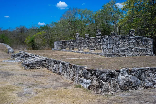 Mayapan Sito Archeologico Maya Vicino Merida Yucatan Messico — Foto Stock
