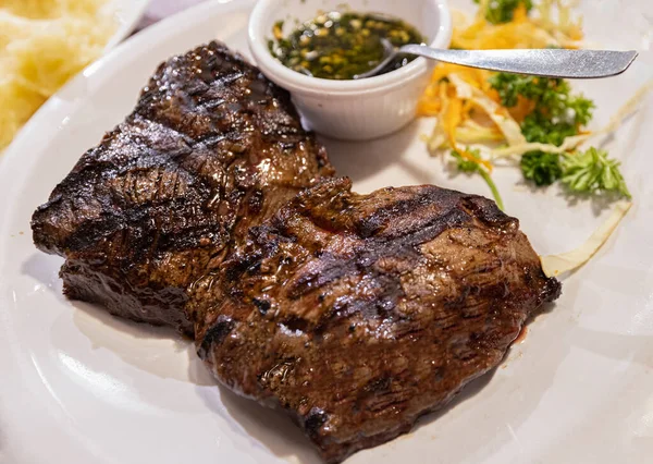 Restauranger Och Kaféer Buenos Aires Som Serverar Argentinskt Kött Den — Stockfoto