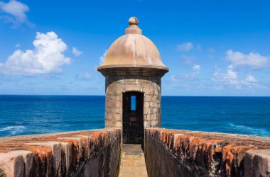 Ulusal Park Castillo San Felipe del Morro Kalesi Eski San Juan, Porto Riko, UNESCO sitesi.