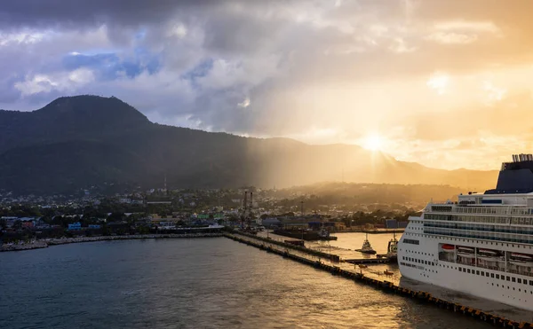 Plavební Loď Dominikánské Republice Puerto Plata Výletní Dovolené Karibiku — Stock fotografie