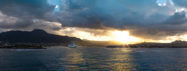 Dominik Cumhuriyeti Puerto Plata Gemi Turu Karayip Gemi Seyahati — Stok fotoğraf