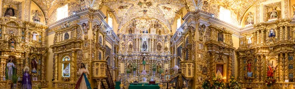 Церковь Франсиско Акатепека Красочная Колониальная Архитектура Куэрнаваки Мексике Морелос — стоковое фото