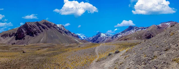 Argentine Andes Montagne Aconcagua Dans Parc National Près Mendoza Sommet — Photo