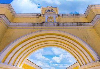 Guatemala, Santa Catalina kemeri Antigua, tarihi şehir merkezi Barrio Historico.