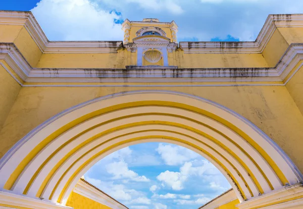Guatemala Santa Catalina Arco Antígua Centro Histórico Cidade Barrio Historico — Fotografia de Stock