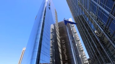 Arjantin, Buenos Aires panoramik finans merkezi Skyline ve iş geliştirme merkezi.
