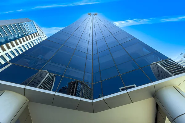 Uae Dubai Sentrum Finansielle Skyline Business Shopping Center Nær Dubai – stockfoto