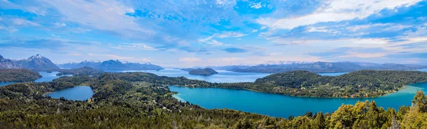 Argentine Patagonie Paysages Panoramiques Pittoresques Isla Victoria Des Andes Cerro — Photo