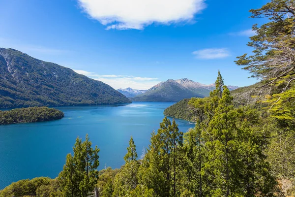 Argentina Patagonia Panorama Escénico Isla Pique Huapi Parque Nacional Nahuel —  Fotos de Stock