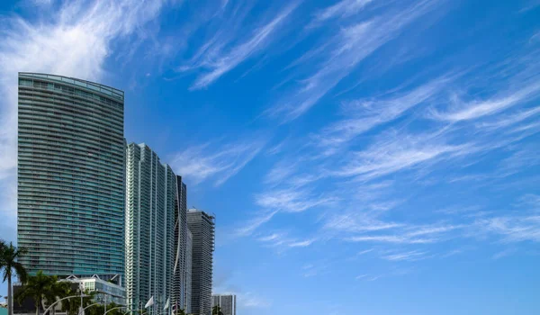 Miami Luxe Appartementen Gelegen Buurt Van Het Financiële Centrum Van — Stockfoto