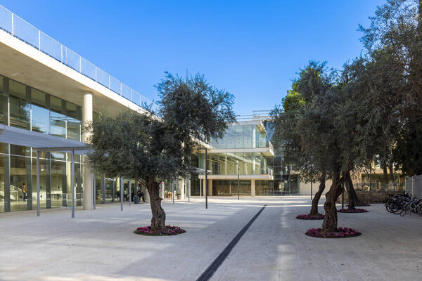 Bezalel Academy of Art and Design in Jerusalem, construction of a new building.