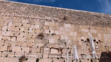 Kudüs 'teki Kutsal Batı Duvarı Oteli Ağlama Duvarı olarak bilinen eski şehir.